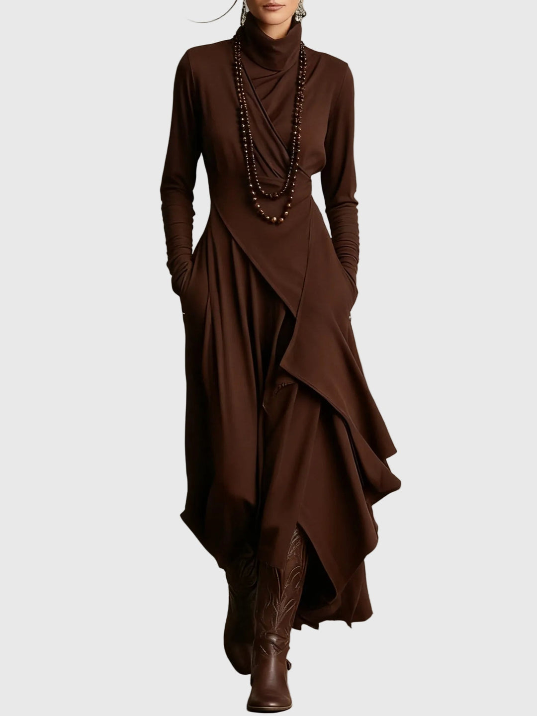 Aisling | Pleated Maxi Dress