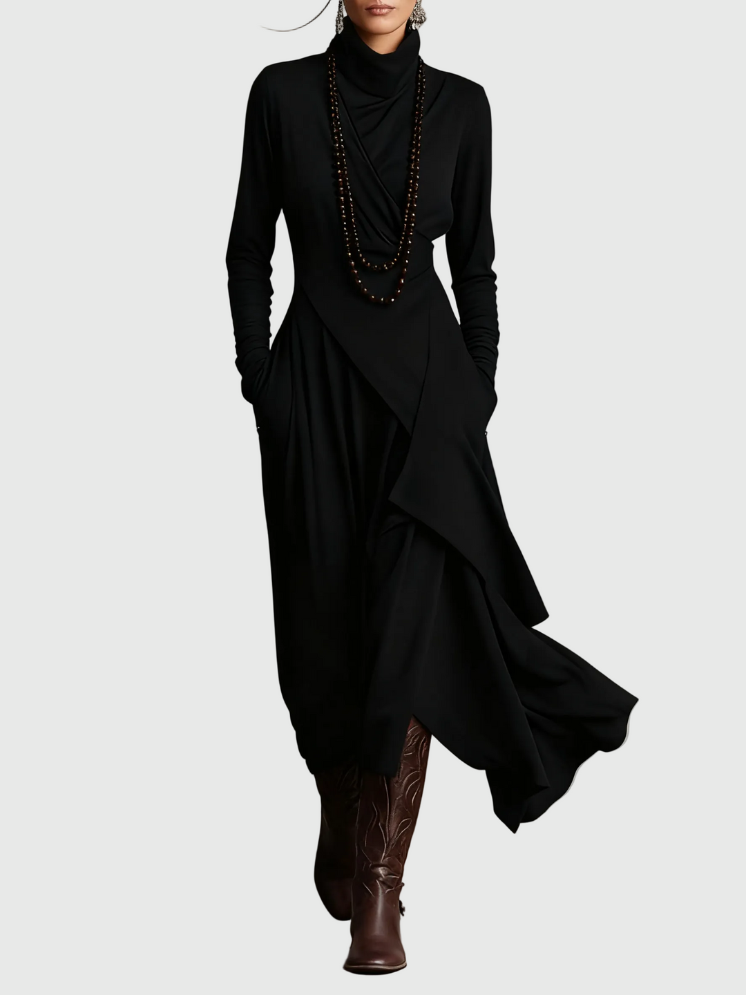 Aisling | Pleated Maxi Dress
