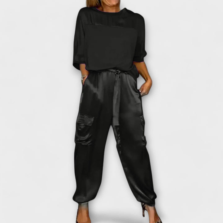 Aelish | Two-Piece Silk Set