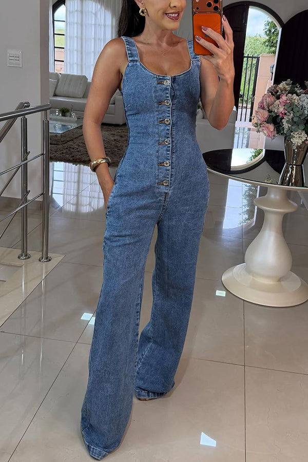 Aisling | Denim Jumpsuit