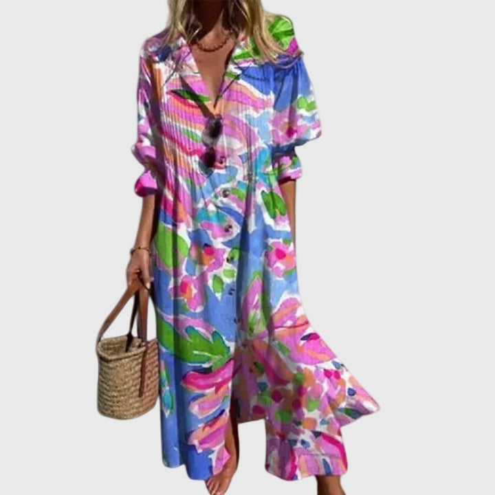Sorcha | Elegant Bohemian Maxi Dress