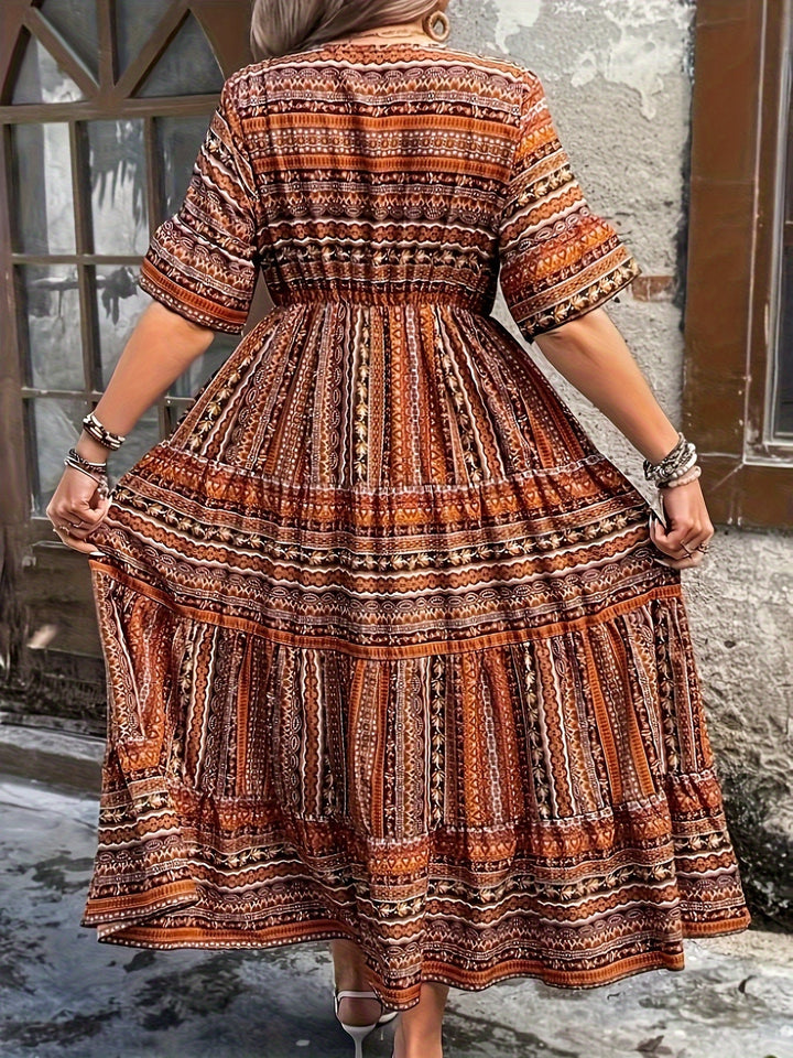 Doireann | Flowy Ethnic Dress