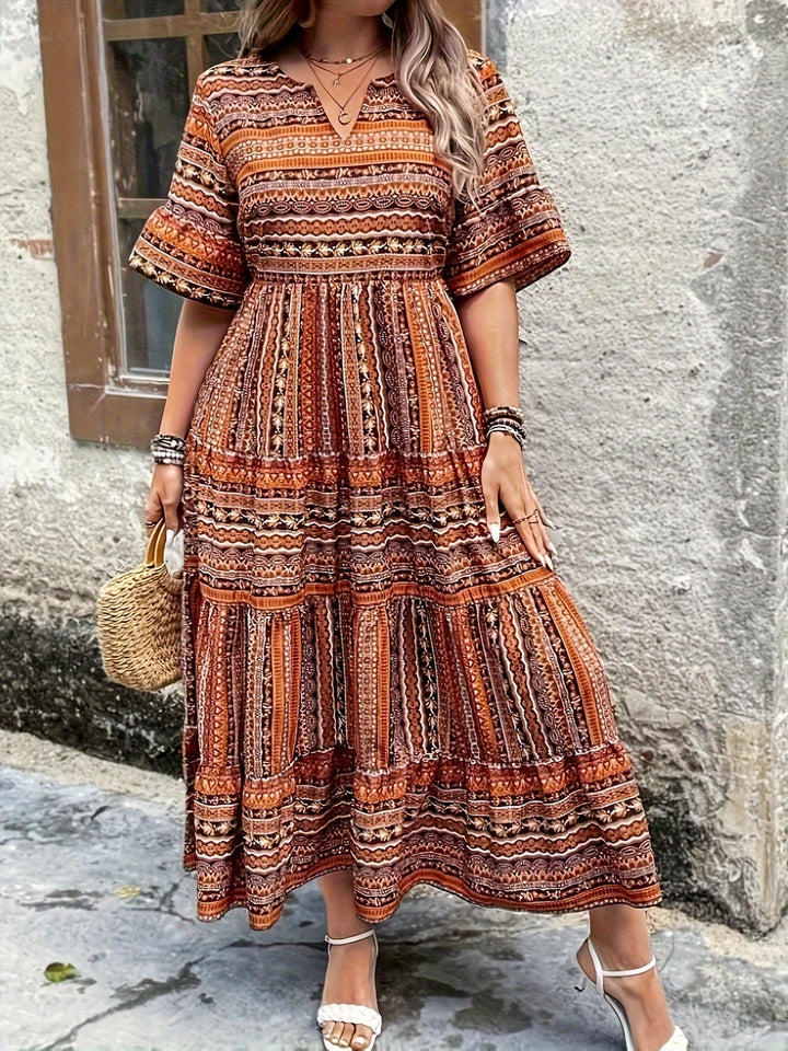 Doireann | Flowy Ethnic Dress