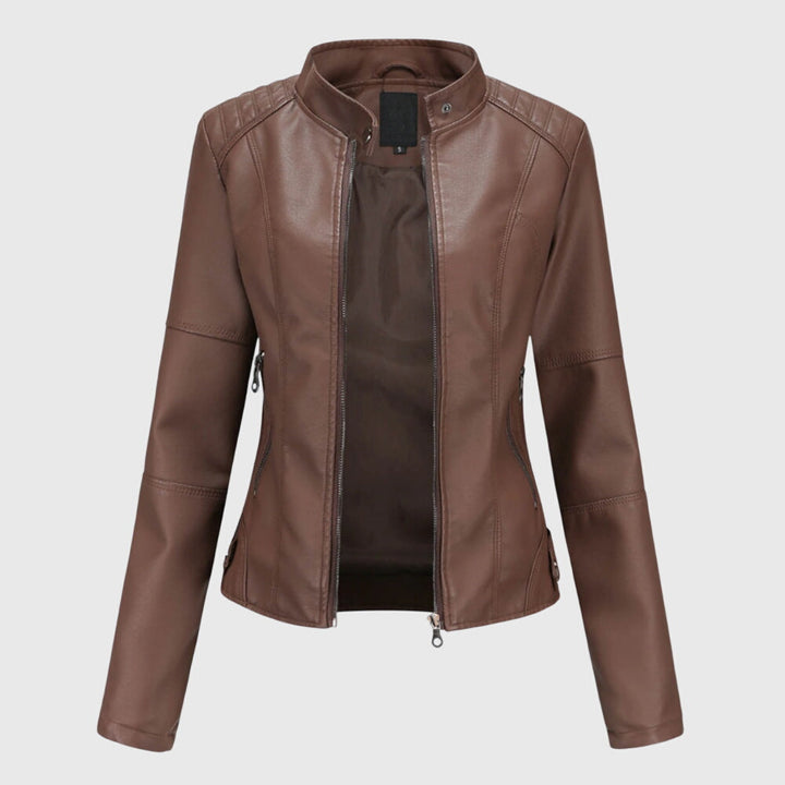 Saoirse | Elegant Leather Jacket for Women