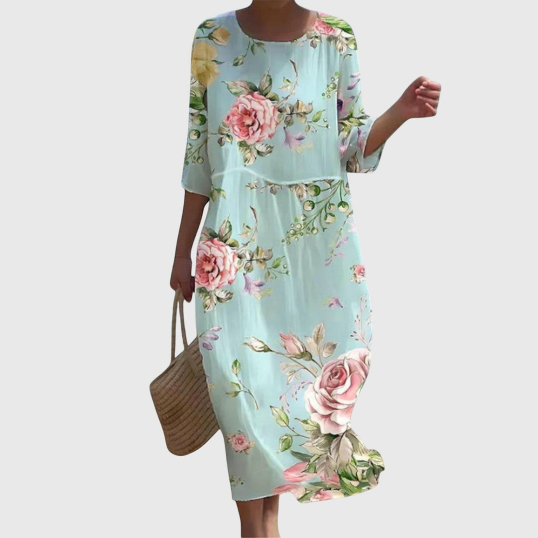 Aoife | Elegant Floral Maxi Dress