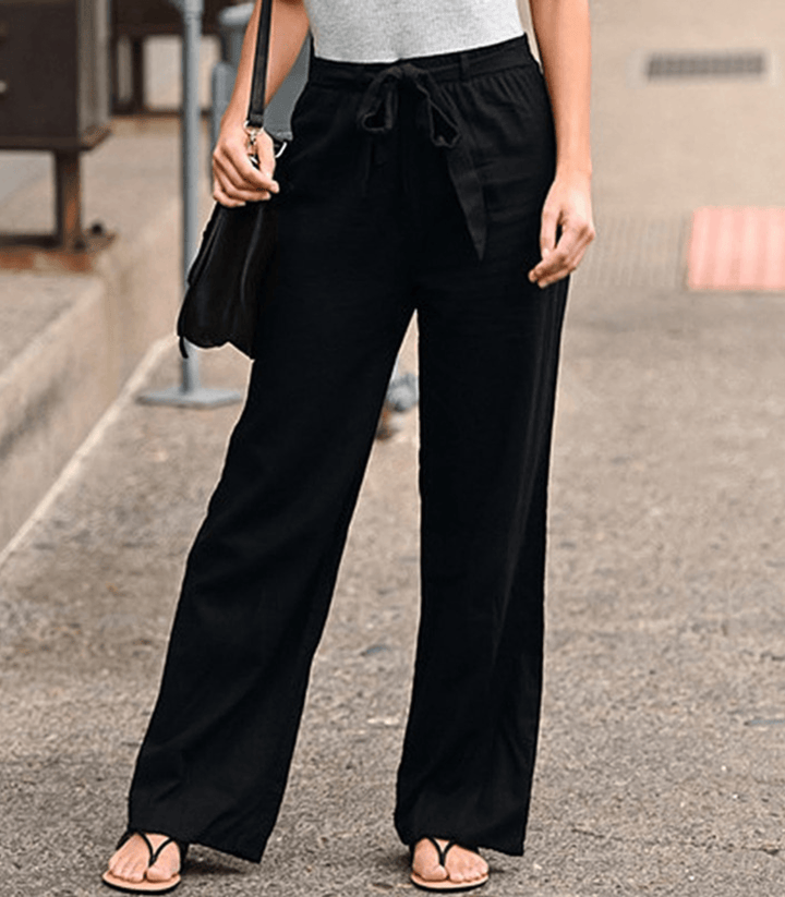 Muireann | Drawstring Elastic Waist Trousers