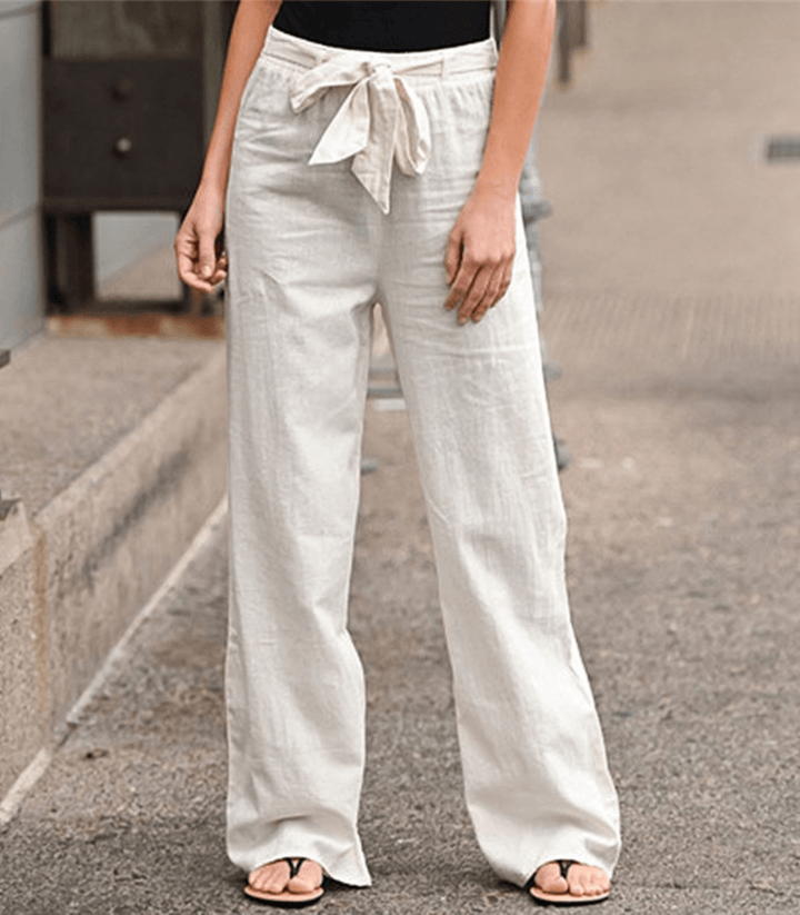 Muireann | Drawstring Elastic Waist Trousers