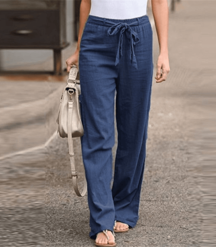 Muireann | Drawstring Elastic Waist Trousers