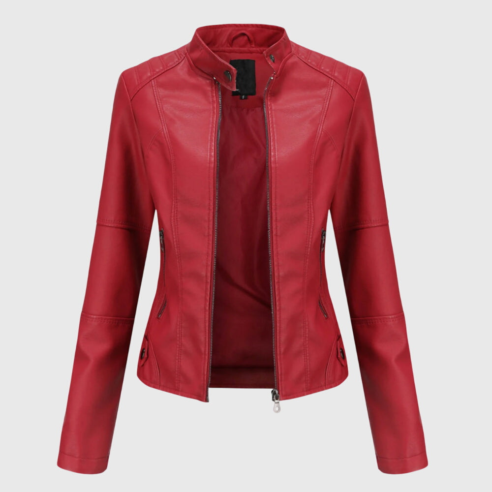 Saoirse | Elegant Leather Jacket for Women