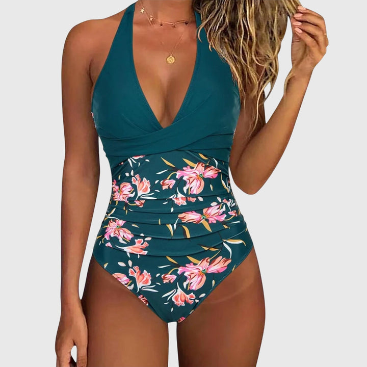 Sadhbh | Elegant V-Neckline Swimsuit