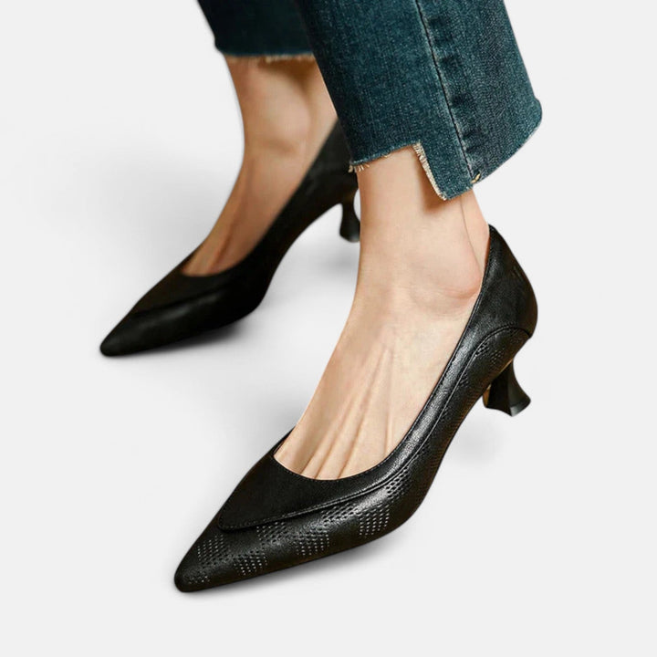 Gormla | Amara Leather Heels