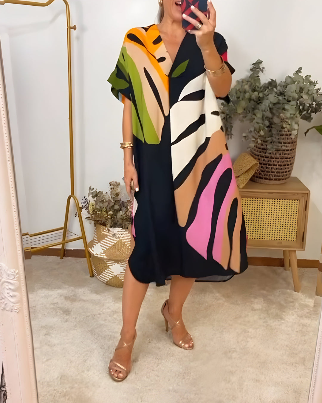 Maeve | Abstract Print Dress