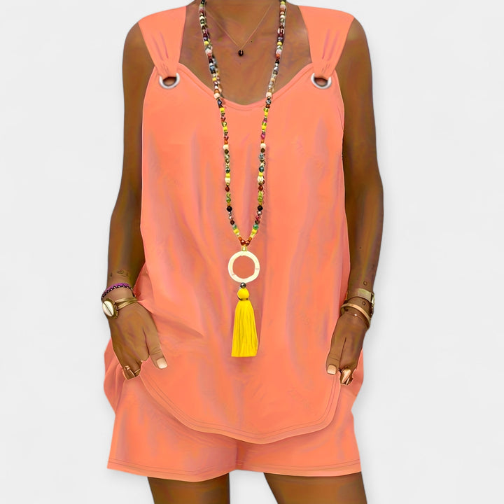 Brigid | Sleeveless Top and Shorts Set
