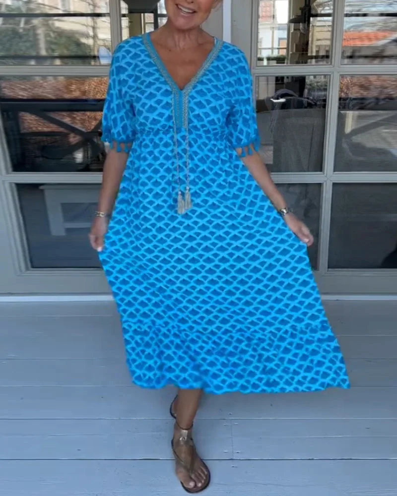 Elaine | Coastal Waves Dress