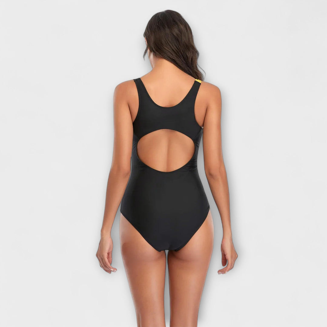 Sorcha | Open-Back Sporty Swimsuit