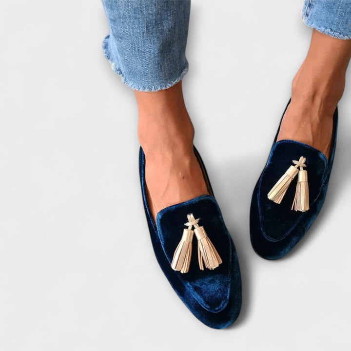 Blanaid | Vintage Fringed Loafers