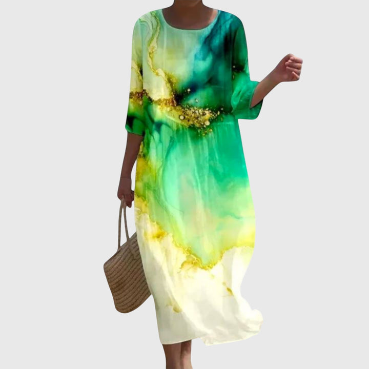 Aoife | Elegant Floral Maxi Dress