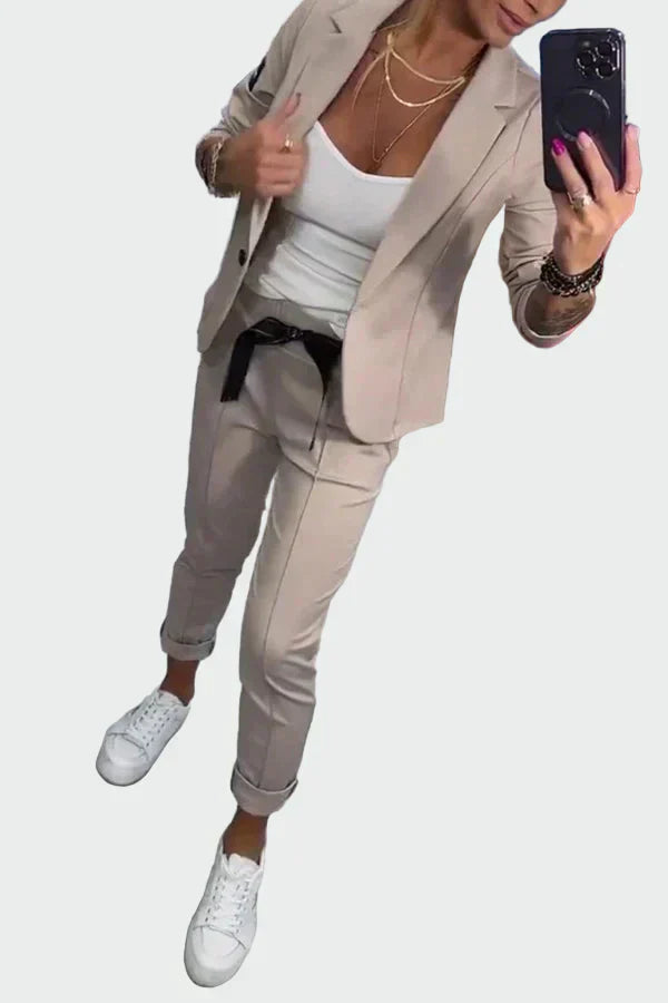Bebhinn | Women's Loose-Fitting Trouser and Blazer Set