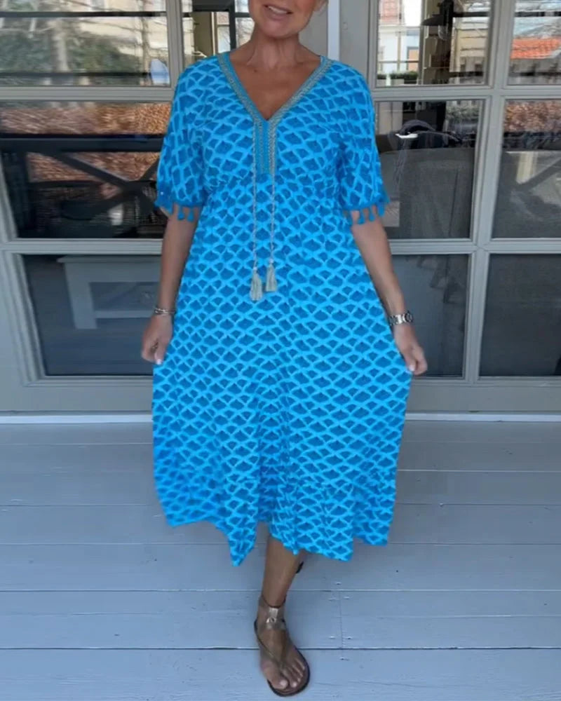 Elaine | Coastal Waves Dress