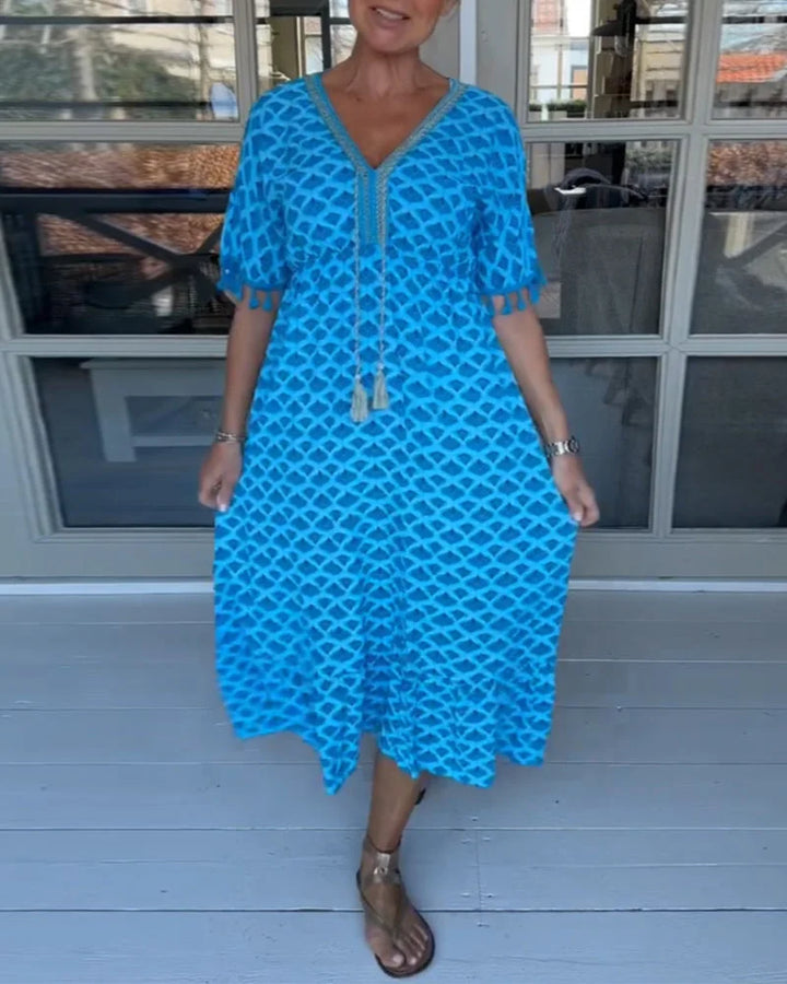 Elaine | Coastal Waves Dress
