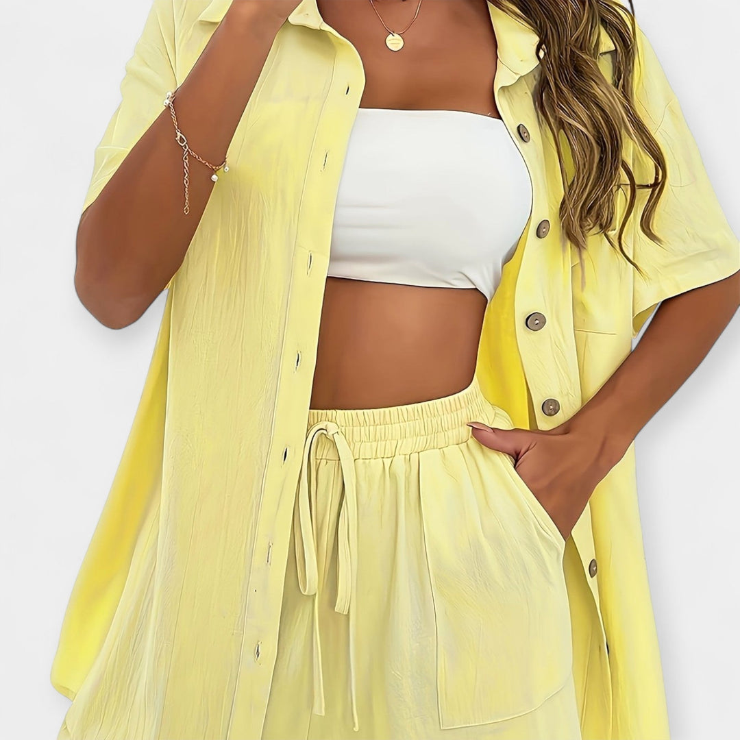 Isolde | Shirt and Shorts Set