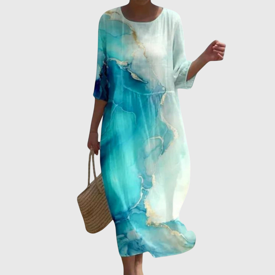 Aoife | Elegant Floral Maxi Dress