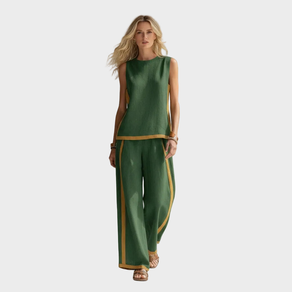 Derbforgaill | Elegant Linen Clothing Set