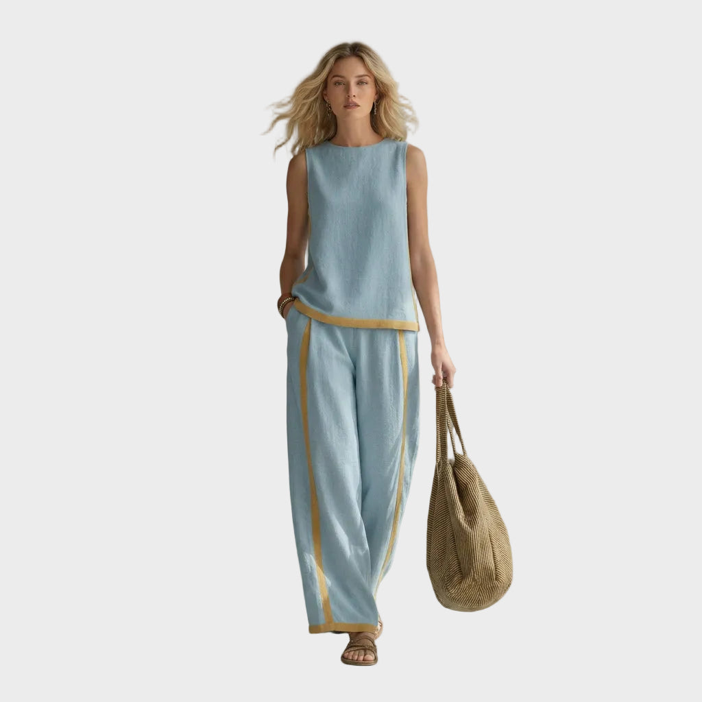 Derbforgaill | Elegant Linen Clothing Set