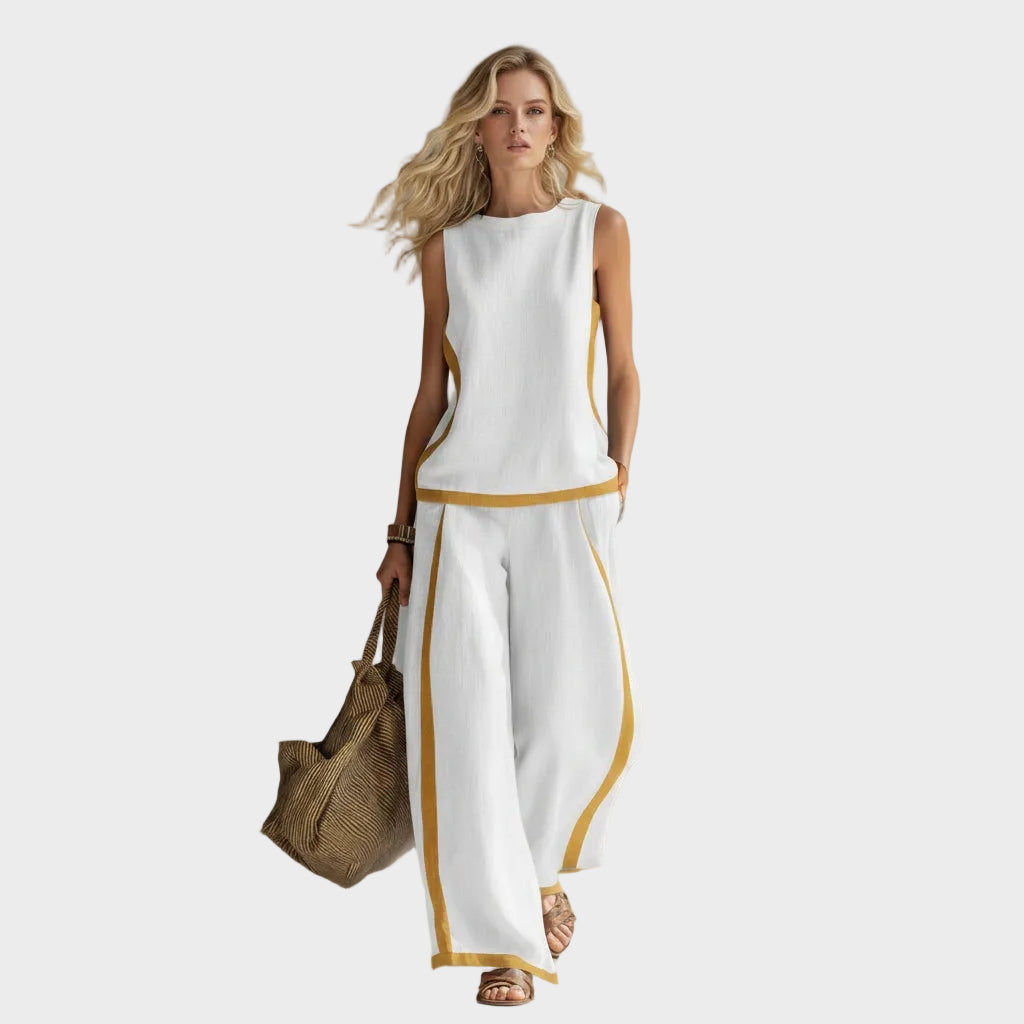 Derbforgaill | Elegant Linen Clothing Set