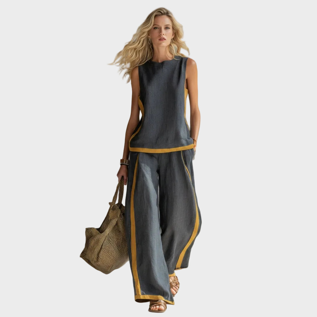 Derbforgaill | Elegant Linen Clothing Set