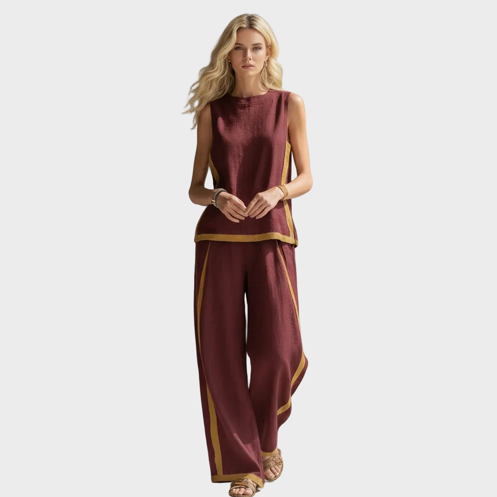 Derbforgaill | Elegant Linen Clothing Set
