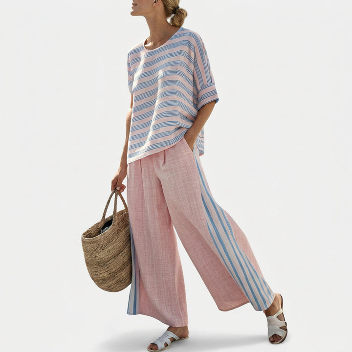 Mebh | Pink Bamboo Linen Set