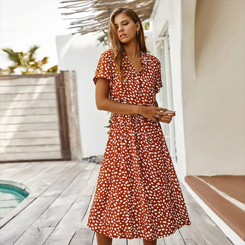 Gráinne | Printed Summer Dress