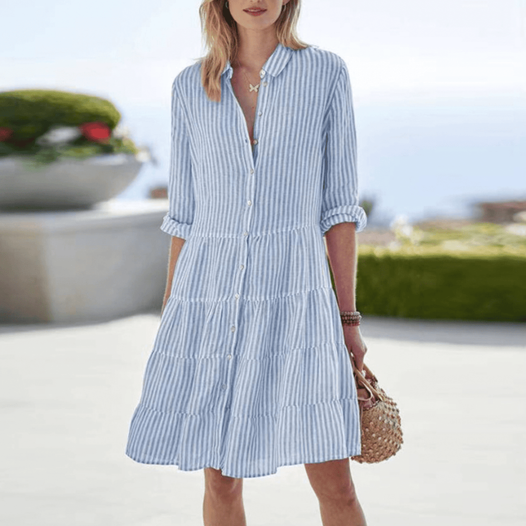 Fionnait | Airy Coastal Stripe Dress