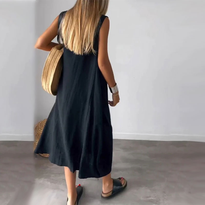 Eabha | Relaxed Sleeveless Dress