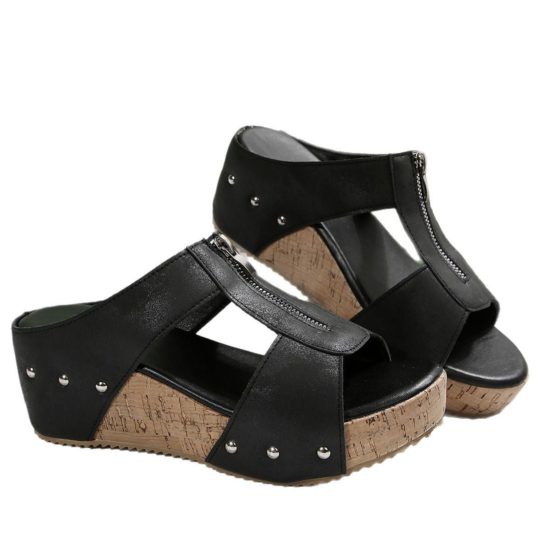 Nóirín | Stylish Wedge Sandals
