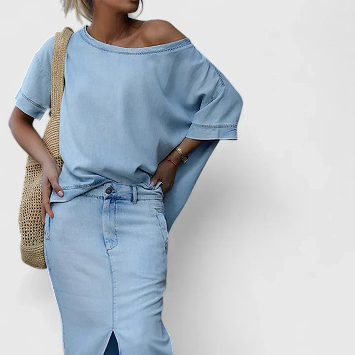 Stella | Elegant Maxi Skirt Set