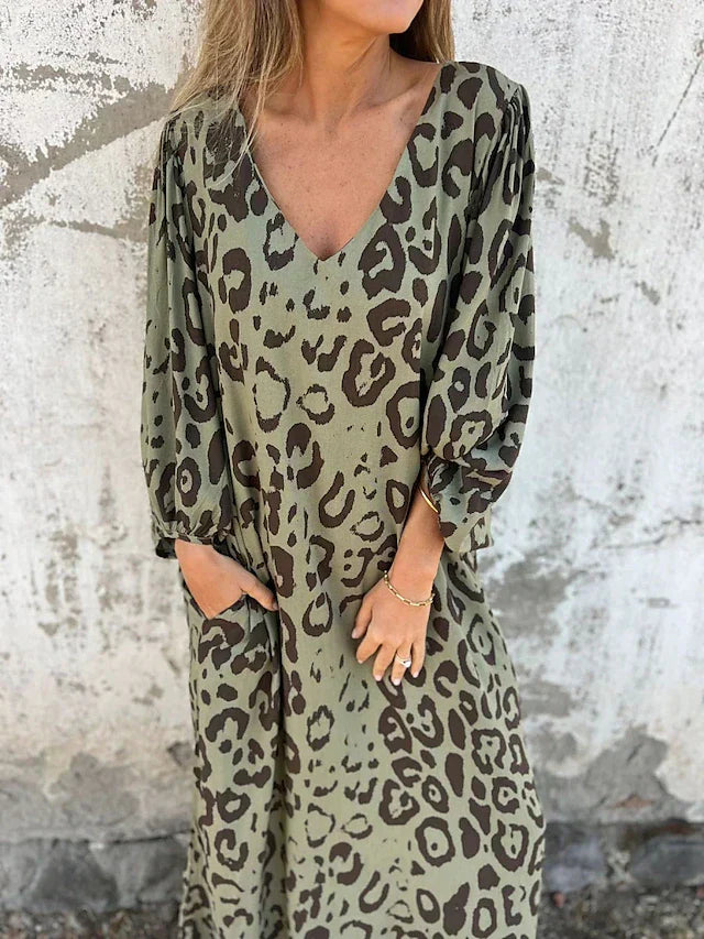 Aoibheann | Leopard Maxi Dress