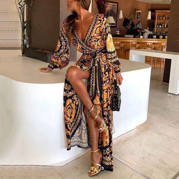 Fionnuala | Printed Boho Dress