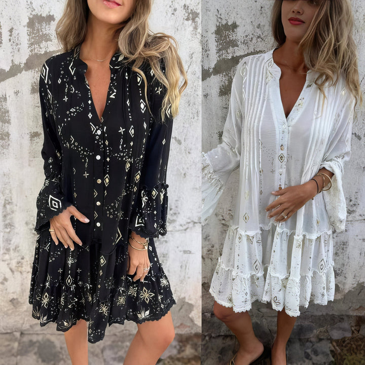 Ita | Boho Gold Dress