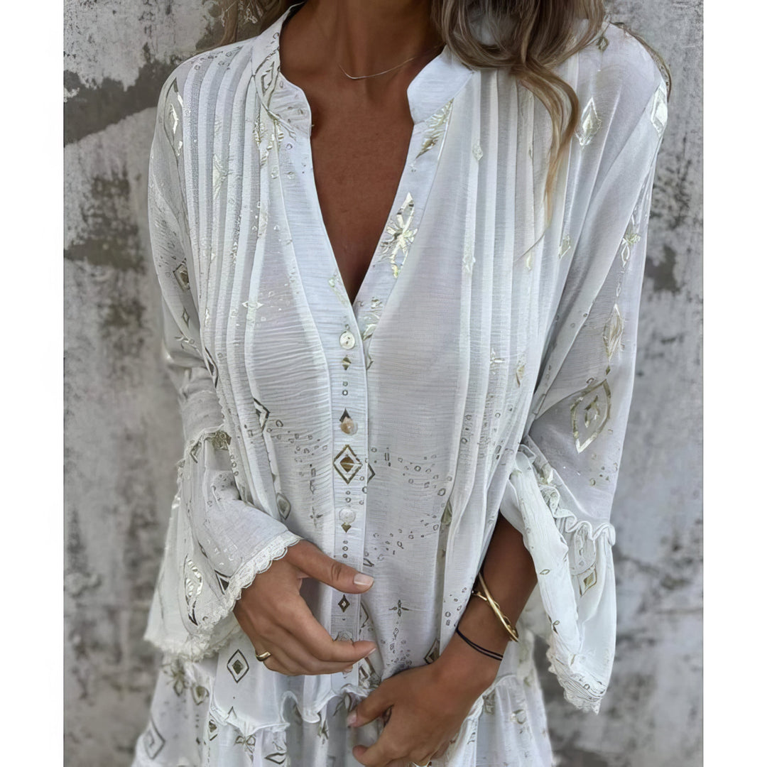 Ita | Boho Gold Dress