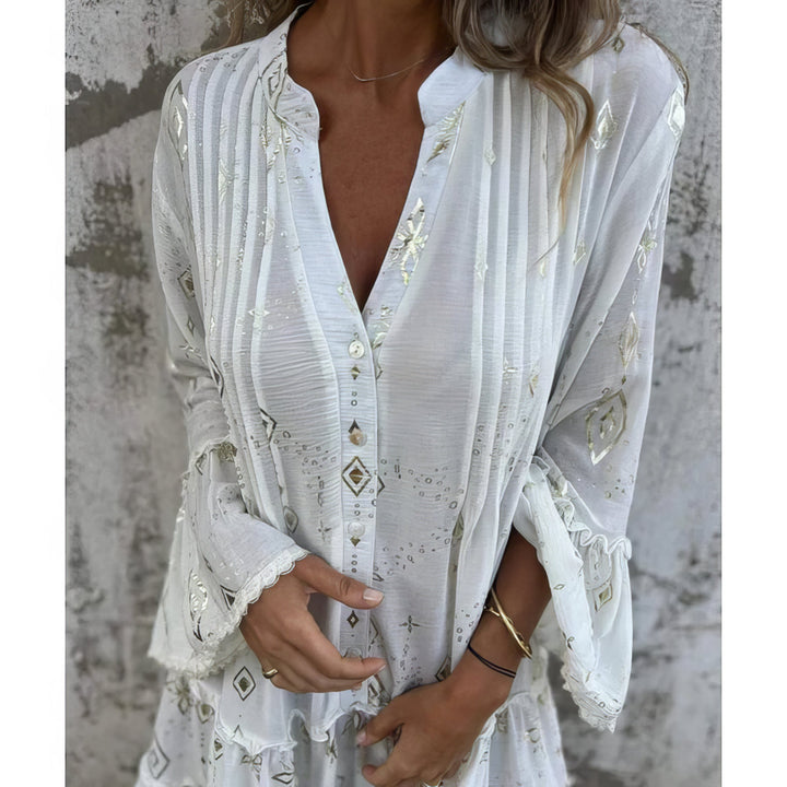 Ita | Boho Gold Dress