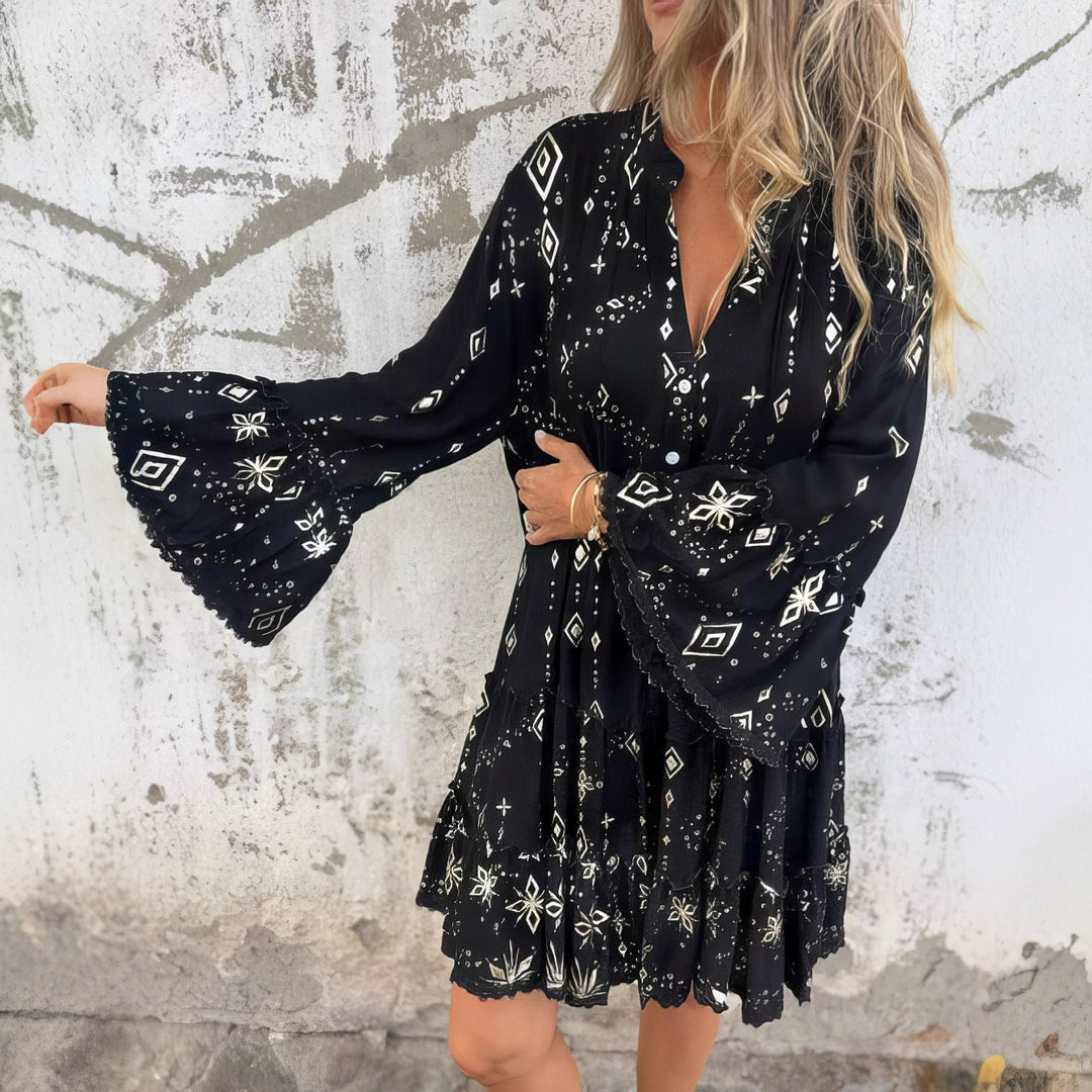 Ita | Boho Gold Dress