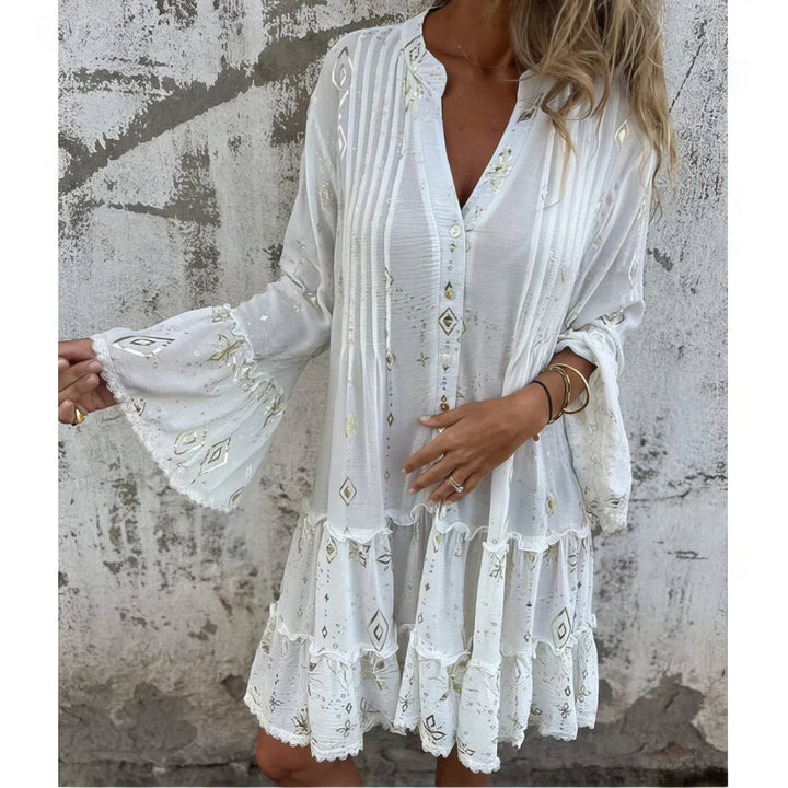 Ita | Boho Gold Dress